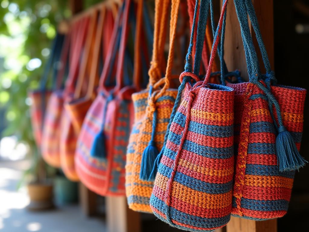 Colorful Woven Bags